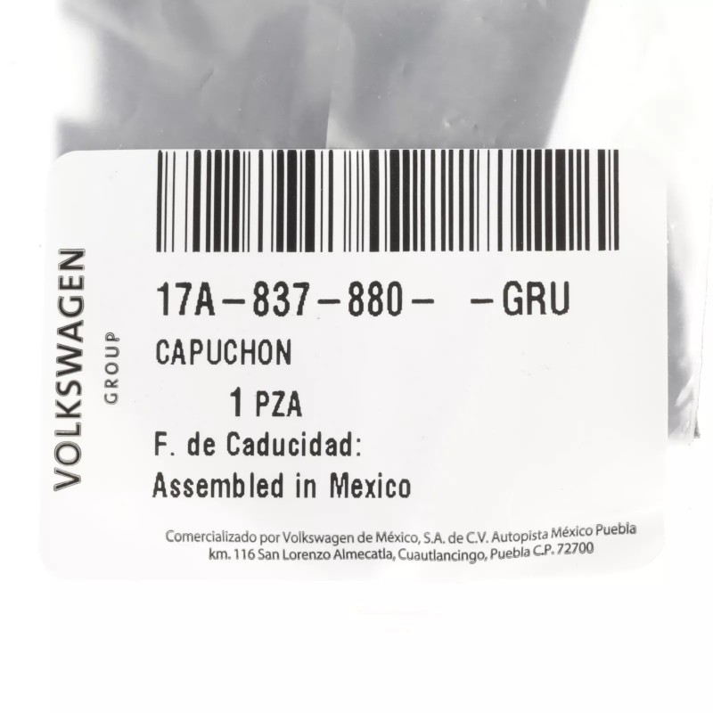 Capuchon de poignée de porte extérieure droite OEM neuf Volkswagen Jetta 2019-23 17A-837-880-GRU