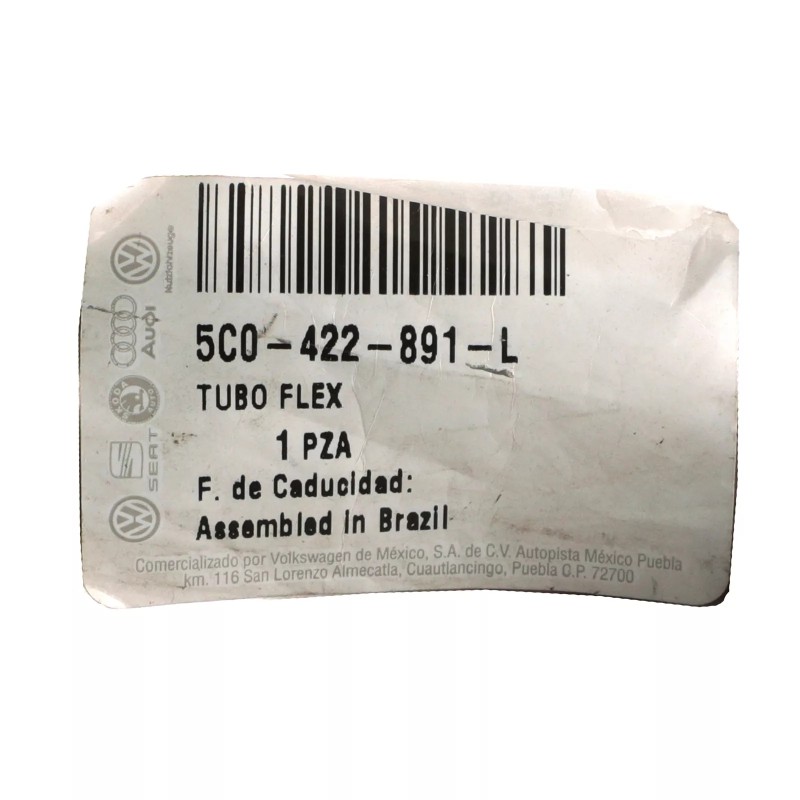 Durite de retour de direction assistée OEM Volkswagen Jetta Passat 2012-2022 5C0-422-891-L NEUF