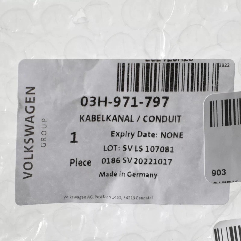 Nouveau conduit de câblage OEM Volkswagen 2006-2012 CC Passat 03H-971-797