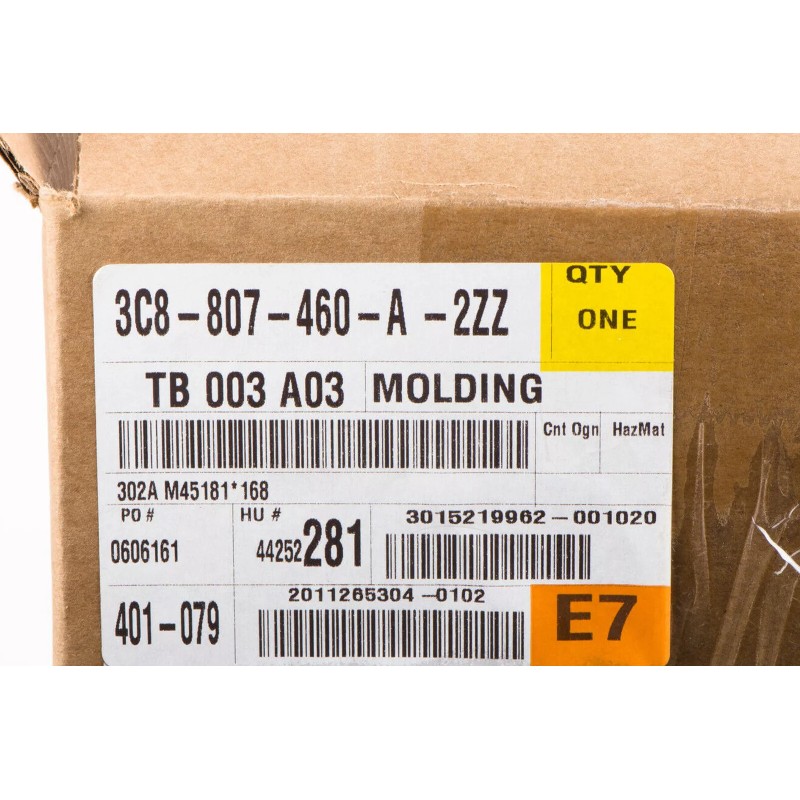 Moulure chromée de pare-chocs droit Audi VW 2009-2012 CC 3C8807460A 2ZZ