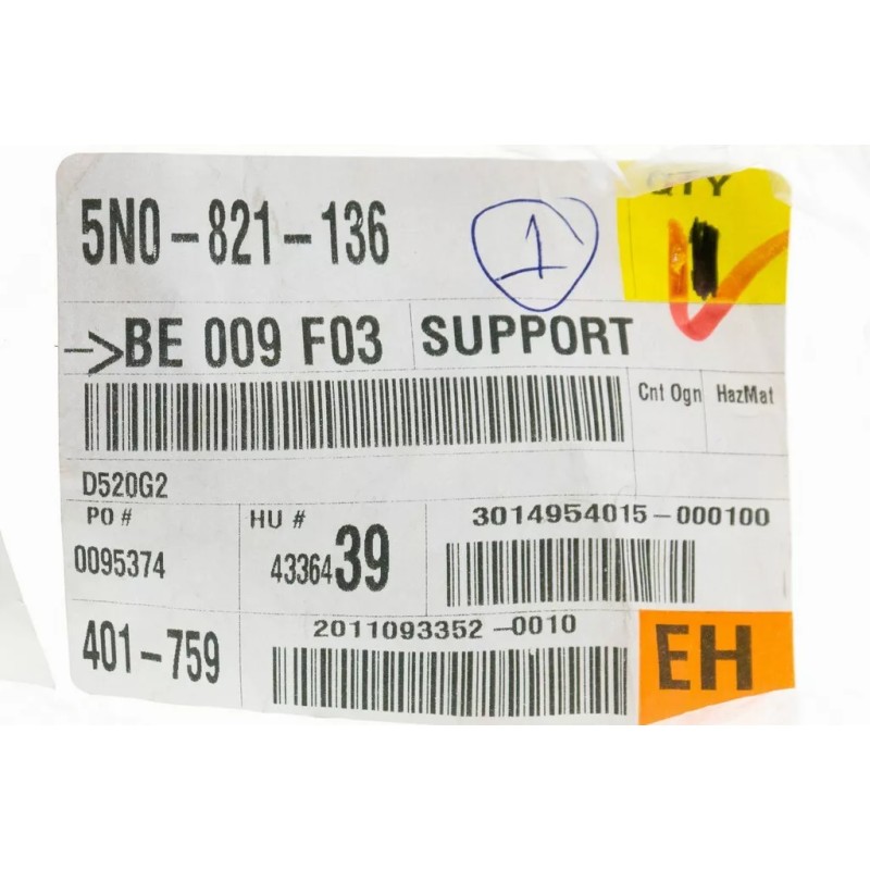 Support de montage d'aile avant droite côté passager pour VW Volkswagen Tiguan 09-17 OE