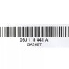 Joint d'adaptateur de filtre à huile moteur OEM 2008-2018 Volkswagen CC NEUF 06J-115-441-A Joint d'adaptateur de filtre à huile moteur OEM 2008-2018 Volkswagen CC NEUF 06J-115-441-A