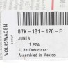 Joint de tuyau d'air Audi VW 2005-2014 Beetle Golf Jetta Passat 07K131120F Joint de tuyau d'air Audi VW 2005-2014 Beetle Golf Jetta Passat 07K131120F