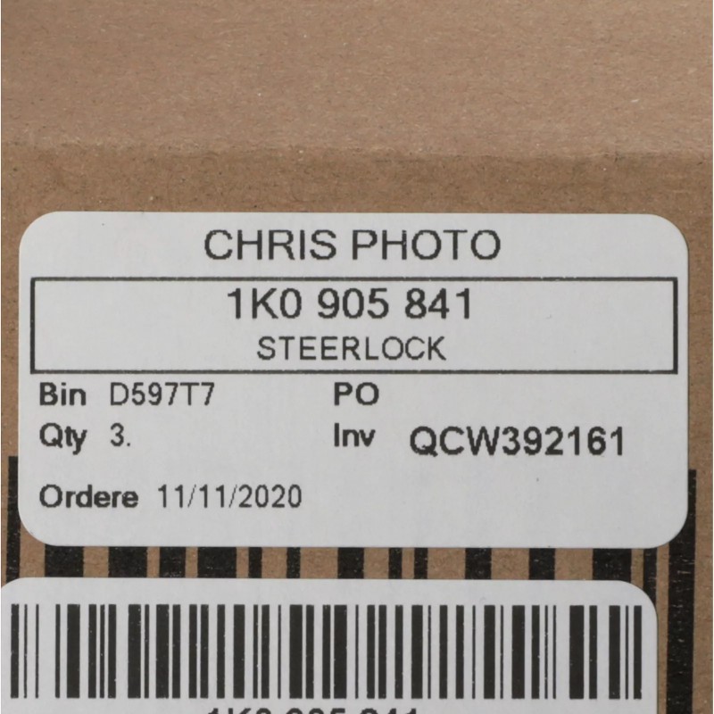 Blocage de direction Audi d'origine 1K0-905-841