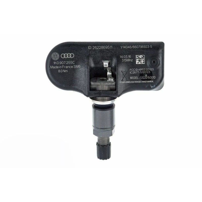 Capteur de Système de Surveillance de la Pression des Pneus Audi d'Origine 1K0-907-253-D