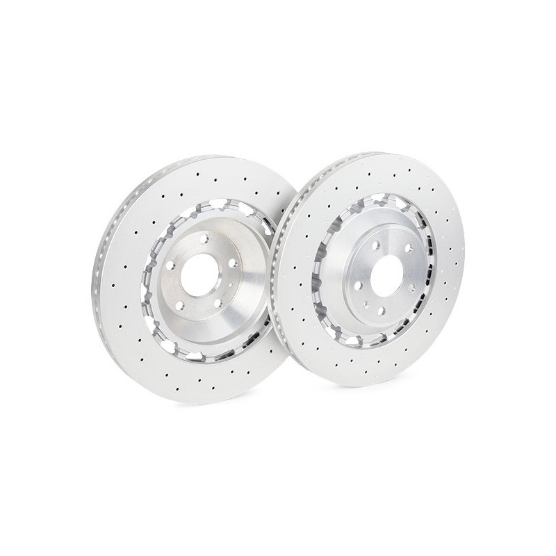 Disques de frein avant ventilés et perforés Audi RS3 (8V) 8V0615301S
