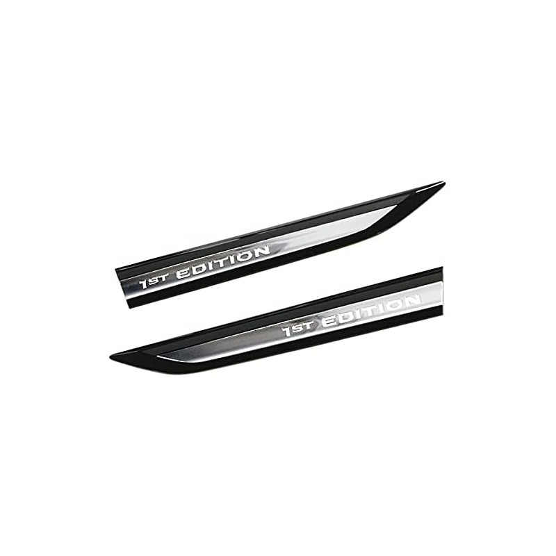Insignes d'origine VW Golf 8 (5H) 1ère édition logo emblème latéral de garde-boue noir chromé