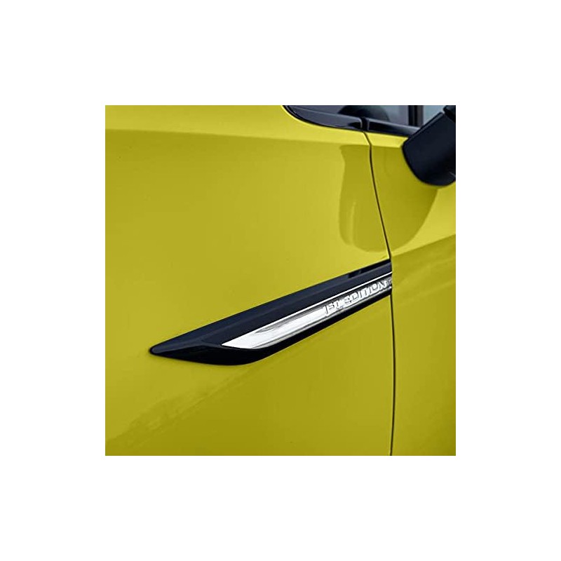 Insignes d'origine VW Golf 8 (5H) 1ère édition logo emblème latéral de garde-boue noir chromé
