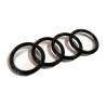 Emblème Audi A8 (D5 4N) Calandre Anneaux Édition Noire Logo Blackline Noir Emblème Audi A8 (D5 4N) Calandre Anneaux Édition Noire Logo Blackline Noir