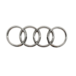 Logo Audi Original pour Calandre Avant - Anneaux Chromés