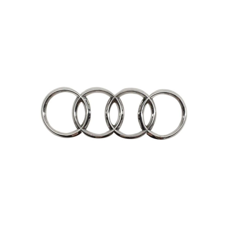 Logo Audi Original pour Calandre Avant - Anneaux Chromés