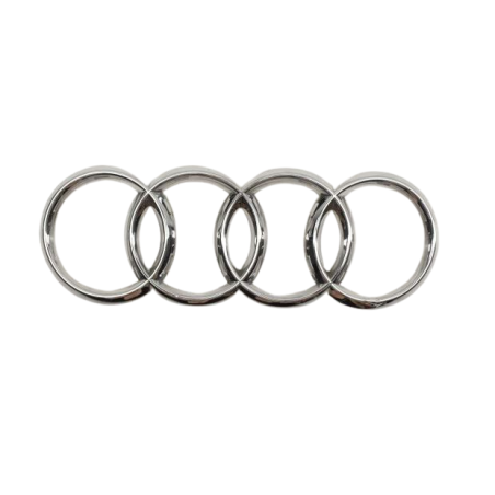 Logo Audi Original pour Calandre Avant - Anneaux Chromés Logo Audi Original pour Calandre Avant - Anneaux Chromés