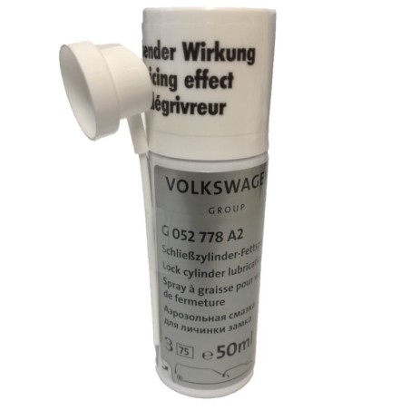 Spray Lubrifiant pour Cylindre de Serrure Original VW / Audi 50 ML Dégrippant Universel pour Serrures Spray Lubrifiant pour Cylindre de Serrure Original VW / Audi 50 ML Dégrippant Universel pour Serrures