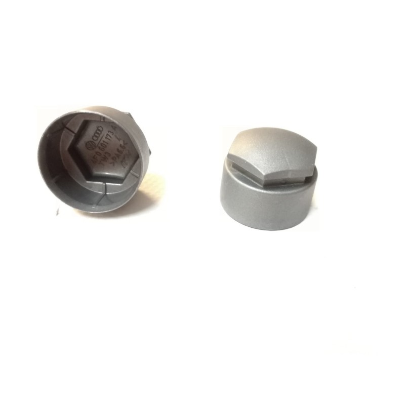 Cache-écrou antivol Audi gris métallisé 4F0601173AZ37