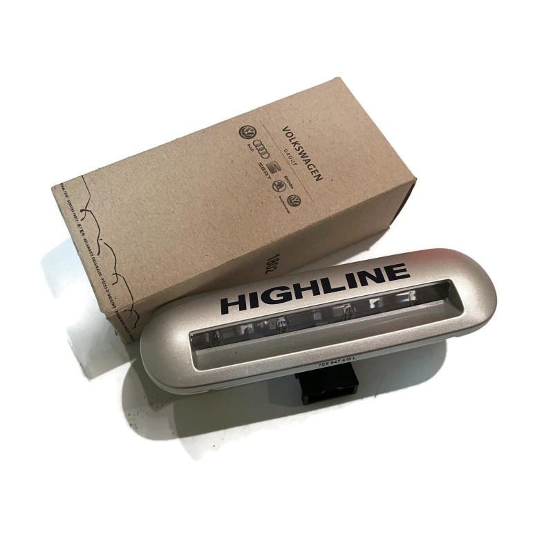Lumière d'Entrée Highline Originale VW T5 T6 Éclairage de Seuil Argent Métallisé