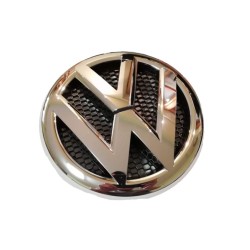 Emblème Avant Amarok VW pour Calandre - Logo Chromé Noir