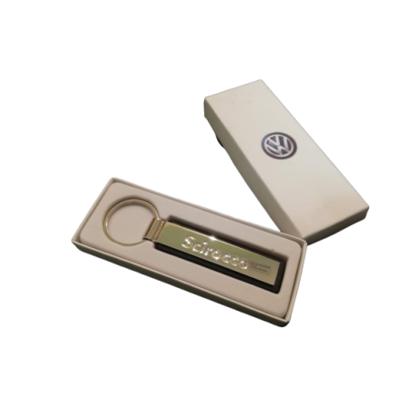 Porte-clés VW Scirocco en métal argenté Porte-clés VW Scirocco en métal argenté