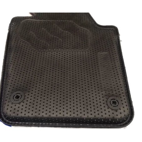 Tapis de sol en textile 3D noir satiné pour VW T-Roc, ensemble de 4 pièces