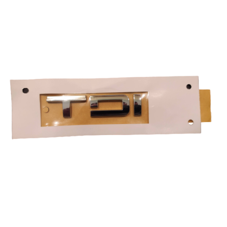 Emblème chromé logo arrière hayon Seat TDI Emblème chromé logo arrière hayon Seat TDI