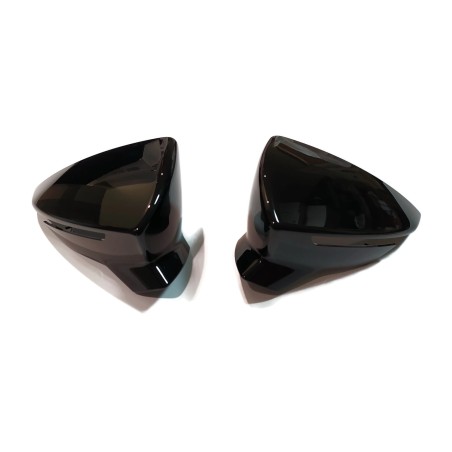 Ensemble de Coques de Rétroviseurs Noires pour Seat - Accessoire de Tuning Ensemble de Coques de Rétroviseurs Noires pour Seat - Accessoire de Tuning