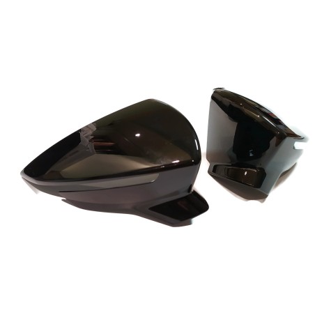 Ensemble de Coques de Rétroviseurs Noires pour Seat - Accessoire de Tuning Ensemble de Coques de Rétroviseurs Noires pour Seat - Accessoire de Tuning