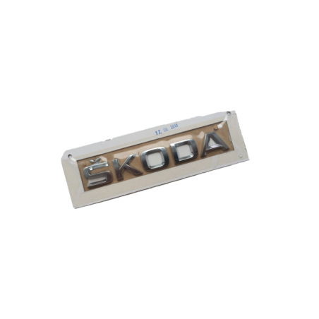 Emblème Logo Chromé pour Hayon Arrière Skoda Original Emblème Logo Chromé pour Hayon Arrière Skoda Original