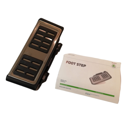 Repose-pied Sport Skoda en acier inoxydable brossé Tuning aluminium