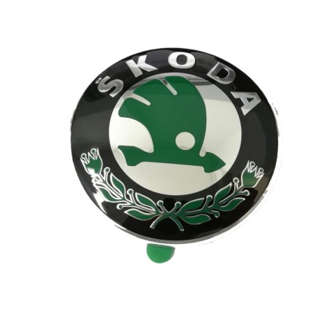 Emblème Avant Original Skoda Logo Capot Avant Emblème Avant Original Skoda Logo Capot Avant