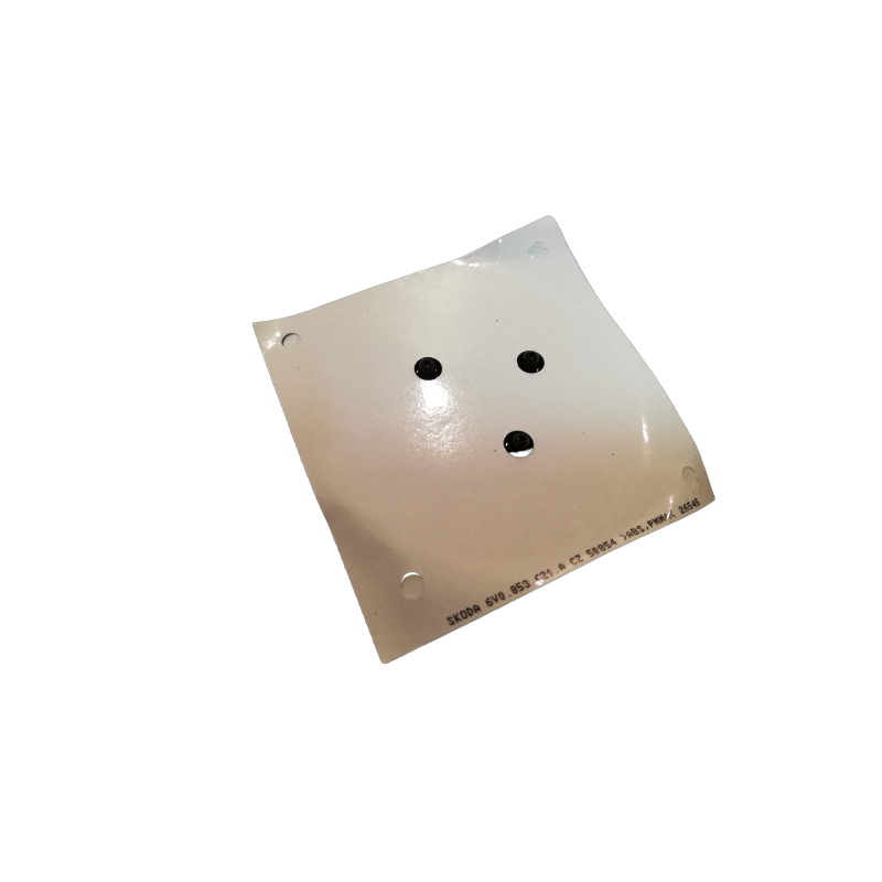 Emblème Logo Noir Chromé pour Hayon Arrière Skoda Fabia III (NJ)