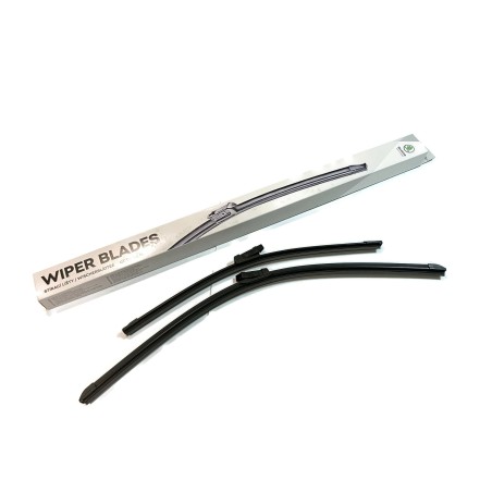 Balais d'essuie-glace avant aérodynamiques Skoda Octavia 4 (NX) 5E4998001 Balais d'essuie-glace avant aérodynamiques Skoda Octavia 4 (NX) 5E4998001