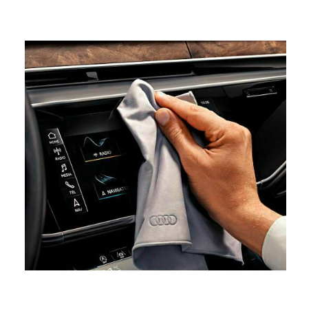 Chiffon de Nettoyage Original Audi pour Écrans Tactiles et Entretien Intérieur Chiffon de Nettoyage Original Audi pour Écrans Tactiles et Entretien Intérieur