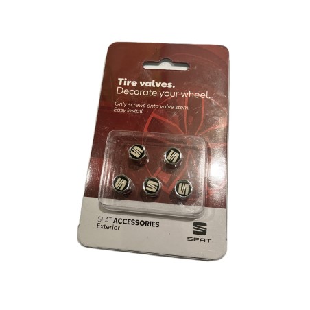 Capuchons de Valve de Siège avec Logo pour Pneus et Jantes 000092782A Capuchons de Valve de Siège avec Logo pour Pneus et Jantes 000092782A