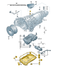 Carter d'huile de transmission automatique avec filtre à huile 0D5 VW Touareg Audi Carter d'huile de transmission automatique avec filtre à huile 0D5 VW Touareg Audi