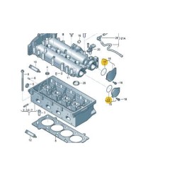 Joint d'étanchéité de couvercle d'arbre à cames 45x3