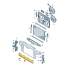 Guide d'air inférieur de refroidisseur Audi Q7 2007-2015 Guide d'air inférieur de refroidisseur Audi Q7 2007-2015