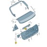 Cache de verrouillage de hayon d'urgence Audi A3 A4 B8 Cache de verrouillage de hayon d'urgence Audi A3 A4 B8