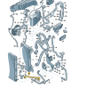 Durite de liquide de refroidissement moteur 2.0 TDI Audi A6 A7 2019- Durite de liquide de refroidissement moteur 2.0 TDI Audi A6 A7 2019-