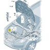 Joint d'étanchéité du capot avant Audi Q7 2007-2015 Joint d'étanchéité du capot avant Audi Q7 2007-2015
