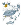 Cache de phare Audi Q5 2013-2017 Cache de phare Audi Q5 2013-2017
