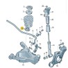 Caoutchouc inférieur pour ressort de suspension arrière Audi A6 C6 2005-2011 Caoutchouc inférieur pour ressort de suspension arrière Audi A6 C6 2005-2011