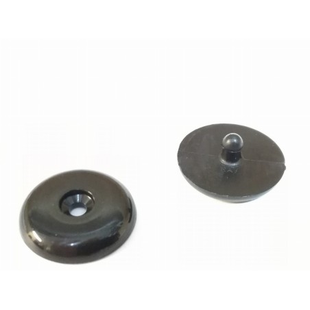 Bouton de ceinture de sécurité noir Bouton de ceinture de sécurité noir