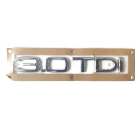 Inscription emblème arrière 3.0 TDI Audi A8 Q7 Inscription emblème arrière 3.0 TDI Audi A8 Q7