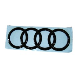 Logo emblème arrière Audi anneaux noirs Audi Q7 2017-