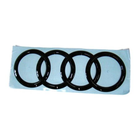Logo emblème arrière Audi anneaux noirs Audi Q7 2017- Logo emblème arrière Audi anneaux noirs Audi Q7 2017-