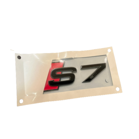 Insigne arrière S7 noir Audi A7 S7 2019- Insigne arrière S7 noir Audi A7 S7 2019-