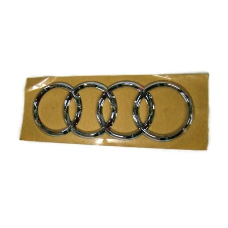 Emblème hayon arrière anneaux Audi autocollant Audi Q8 Emblème hayon arrière anneaux Audi autocollant Audi Q8