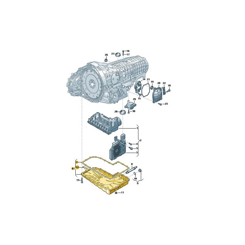 Carter d'huile de transmission S-tronic 7 vitesses Audi A4 A5 A6 A7 Q5