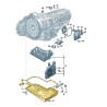 Carter d'huile de transmission S-tronic 7 vitesses Audi A4 A5 A6 A7 Q5 Carter d'huile de transmission S-tronic 7 vitesses Audi A4 A5 A6 A7 Q5