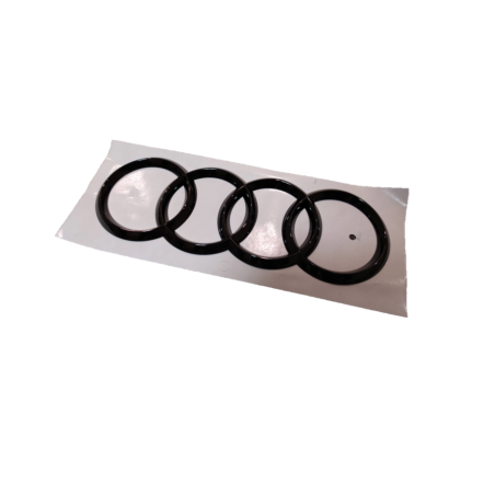 Emblème anneaux noirs Audi hayon arrière Audi A7 RS7 Emblème anneaux noirs Audi hayon arrière Audi A7 RS7