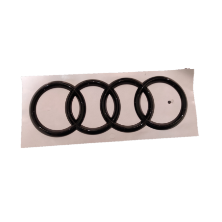 Emblème anneaux noirs Audi hayon arrière Audi A7 RS7 Emblème anneaux noirs Audi hayon arrière Audi A7 RS7